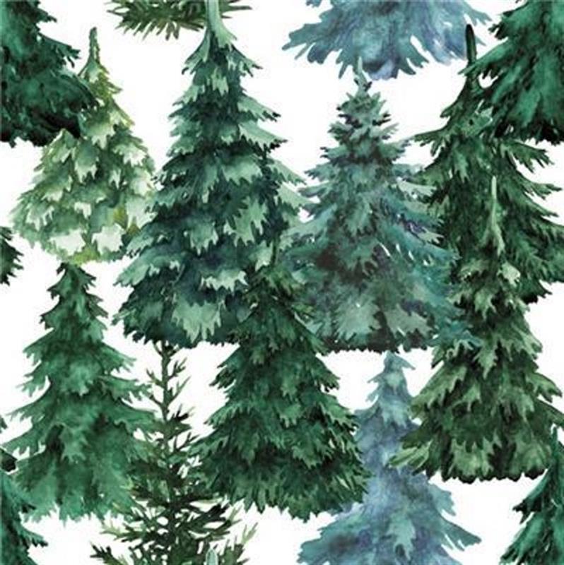Luncheon Napkin: Winter Forest
