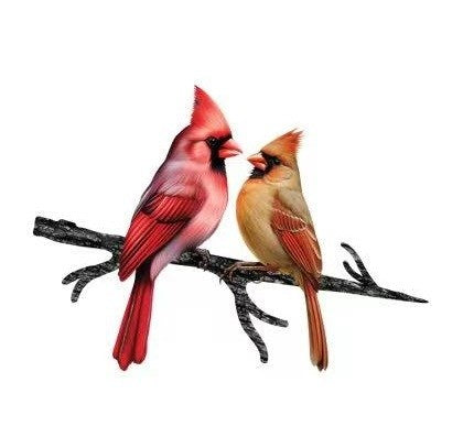Kissing Cardinals Tree Stake