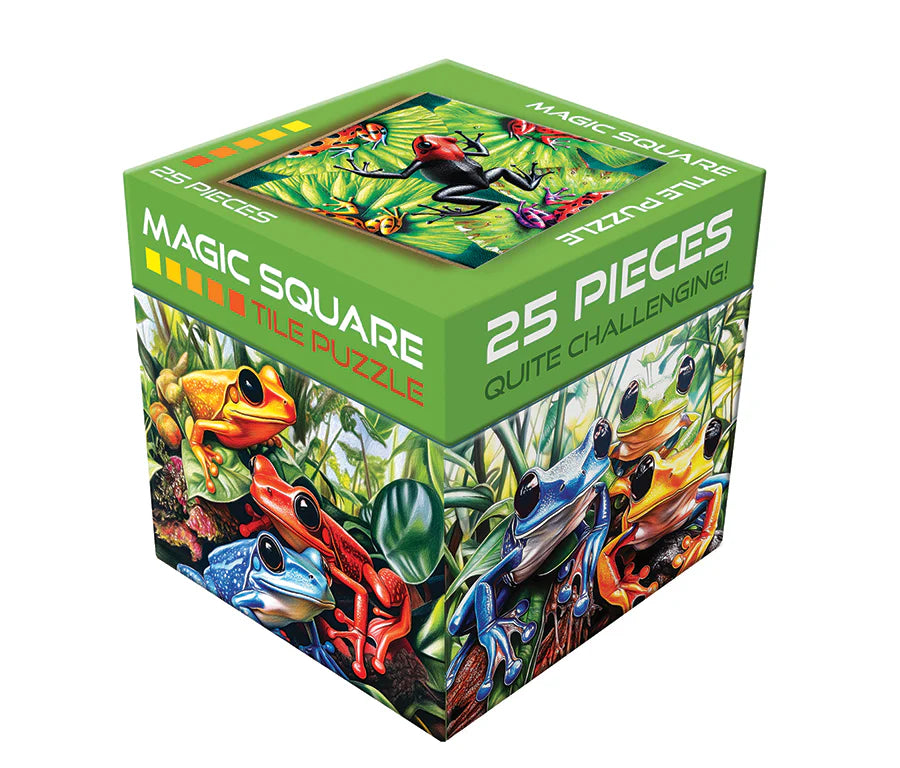 Magic Square 25 Piece Puzzle - Frogs