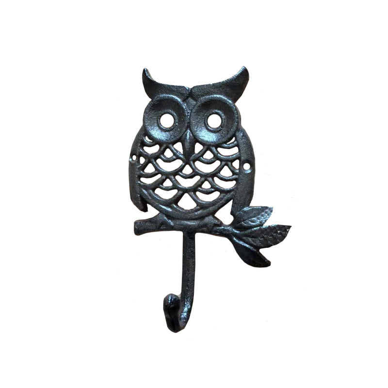 Cast Iron Owl Hook
