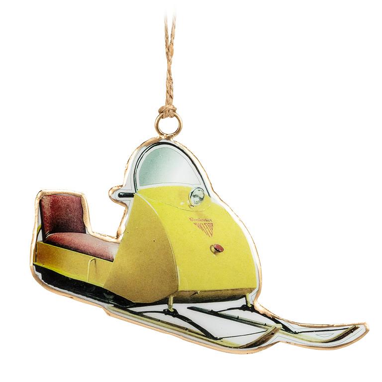 Vintage Skidoo Ornament