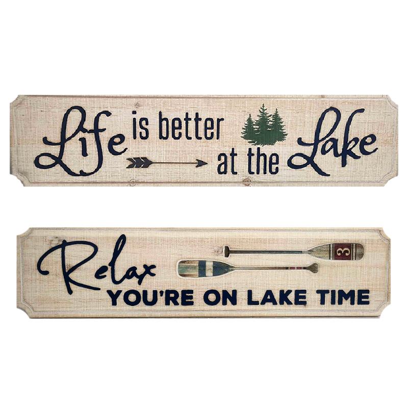 Lake Themed Signs