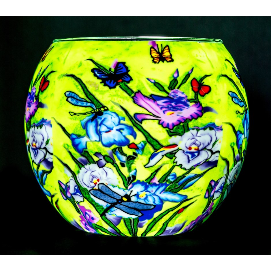 Claymaster Light Glass Globe-Nature's Garden