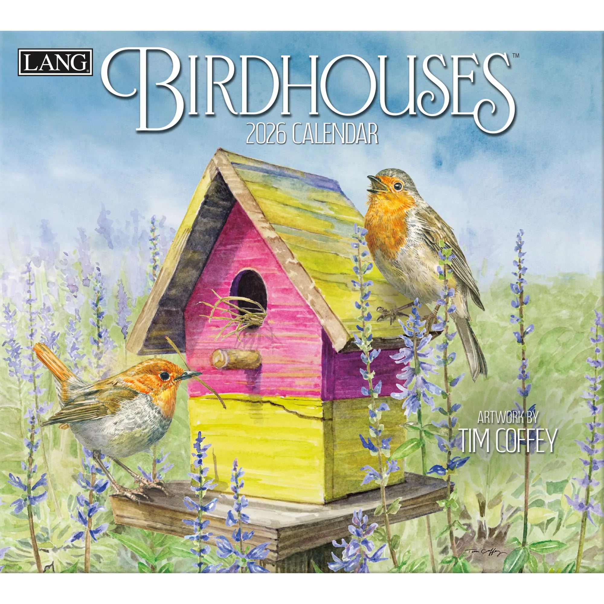 Lang Calendar: Birdhouses 2026