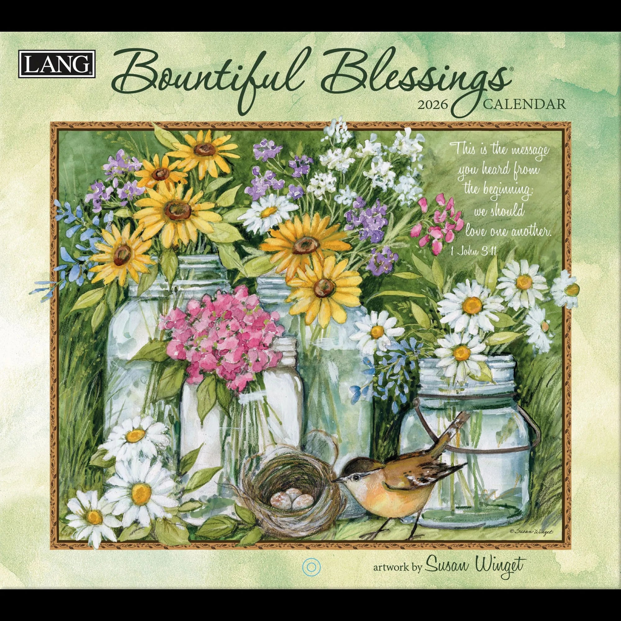 Lang Calendar: Bountiful Blessings 2026
