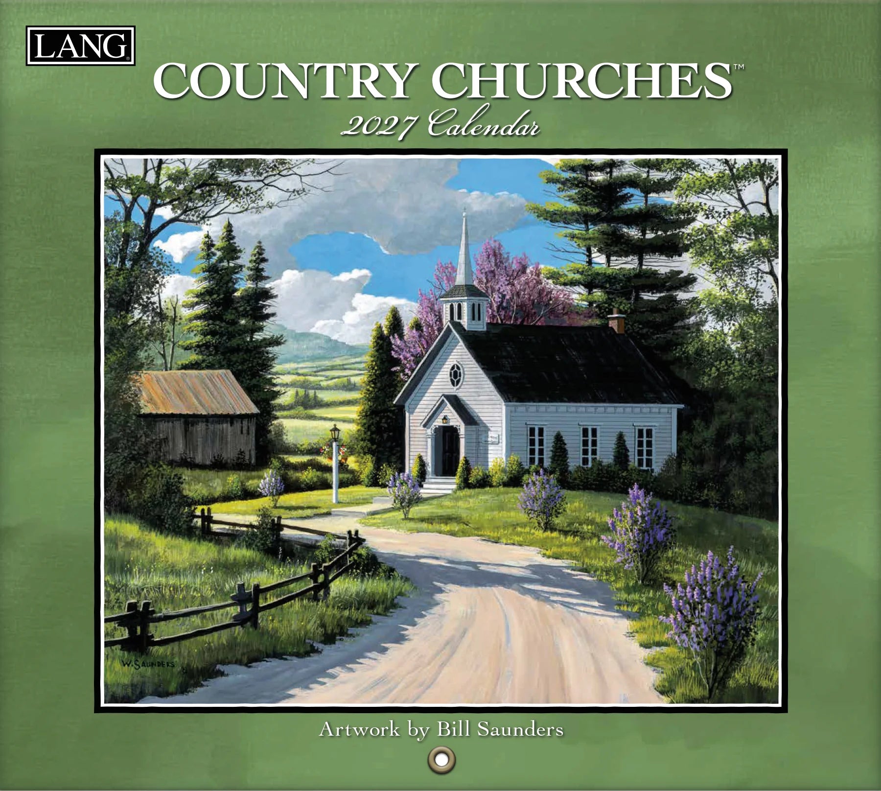 2027 Lang Calendar: Country Churches