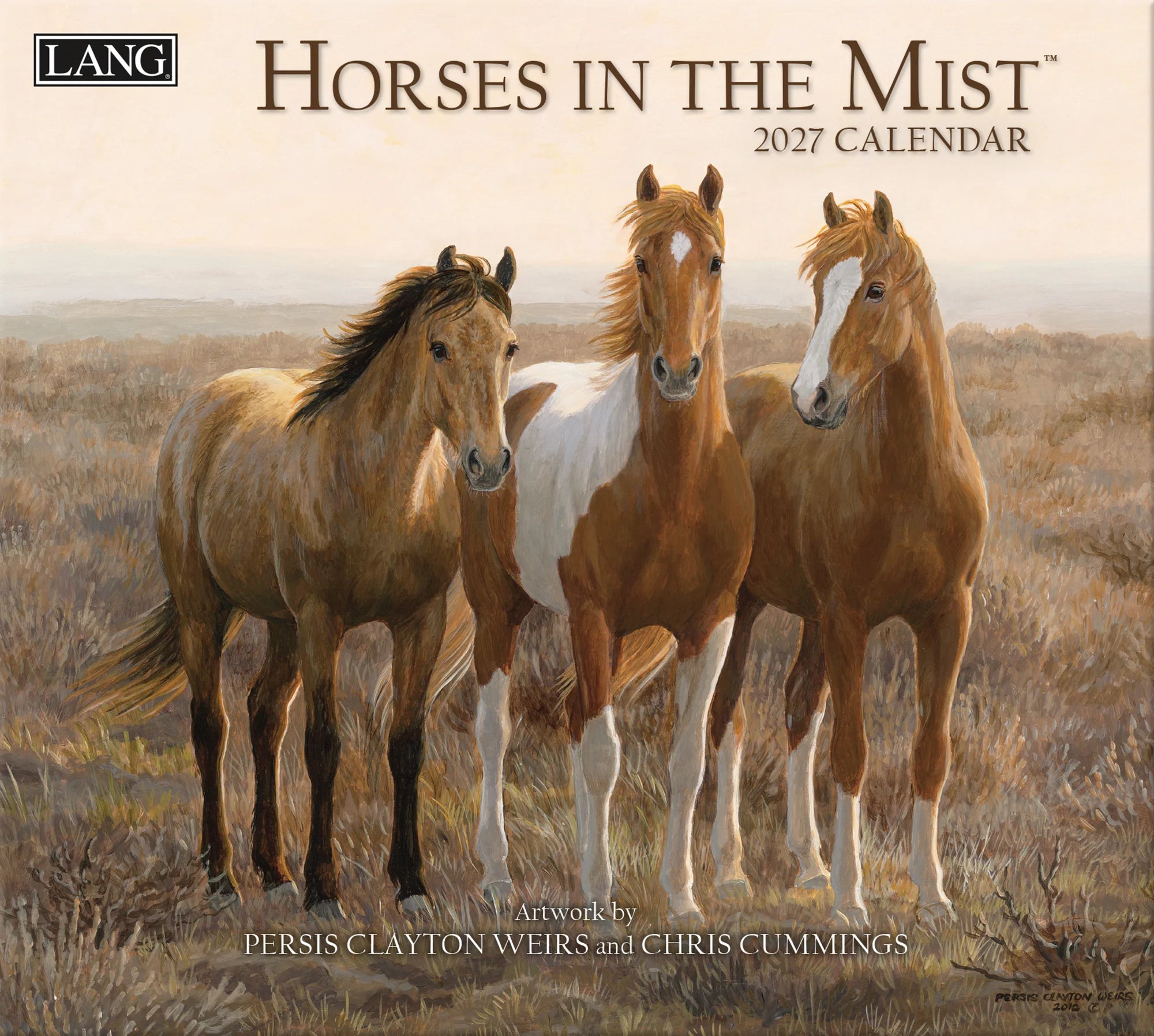 2027 Lang Calendar: Horses in the Mist