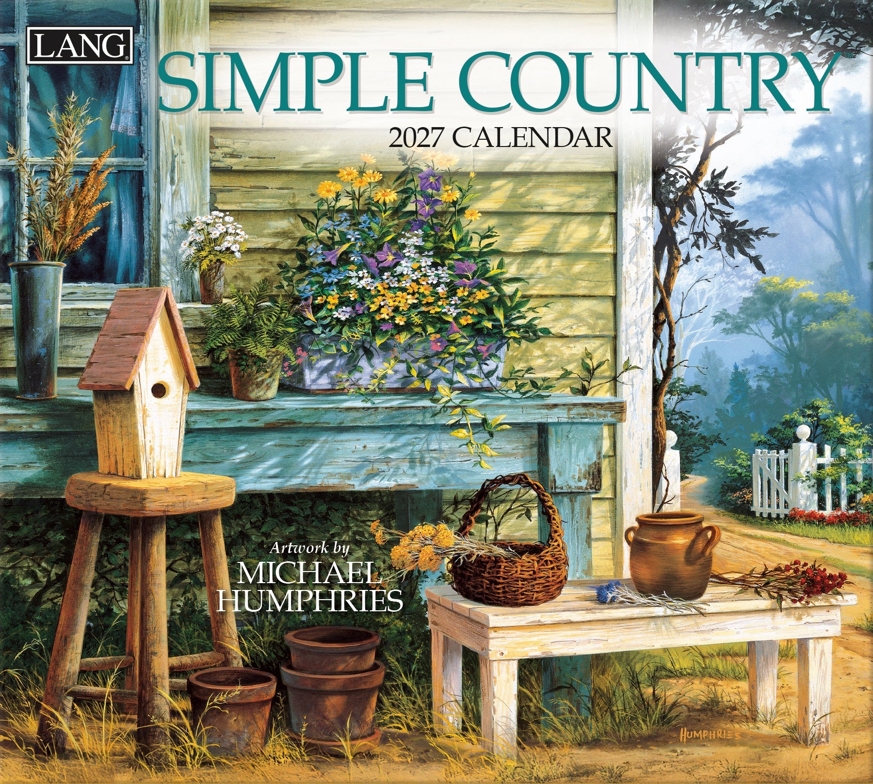 2027 Lang Calendar: Simple Country