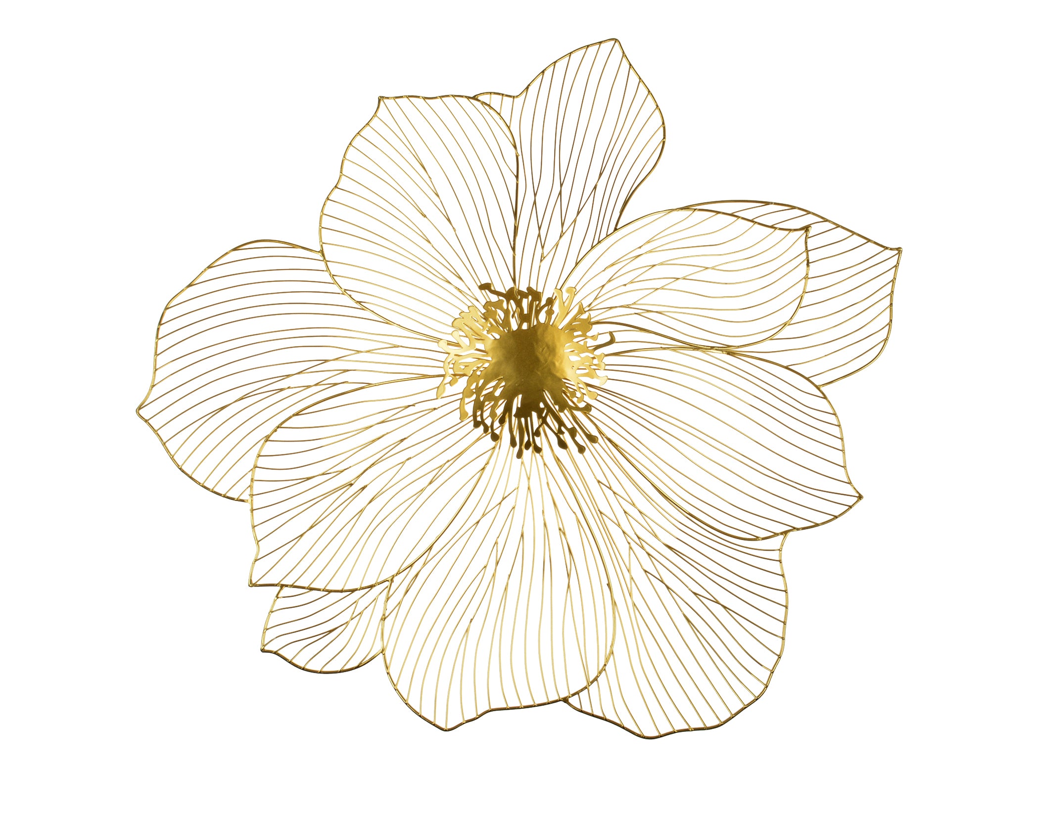 Large Wire Flower Wall Art