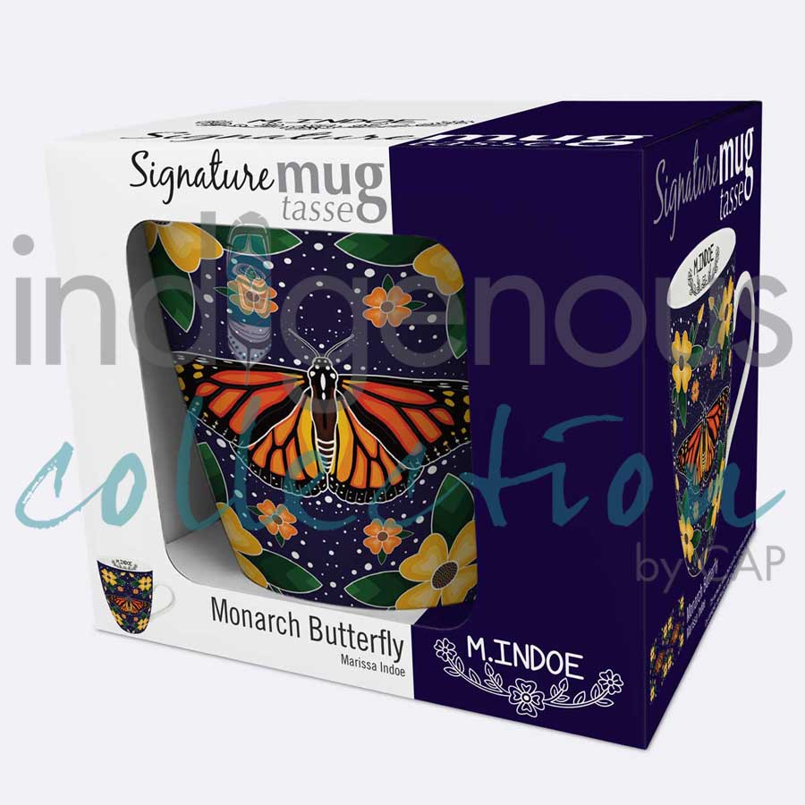 Indigenous Collection Signature Mug-Monarch Butterfly