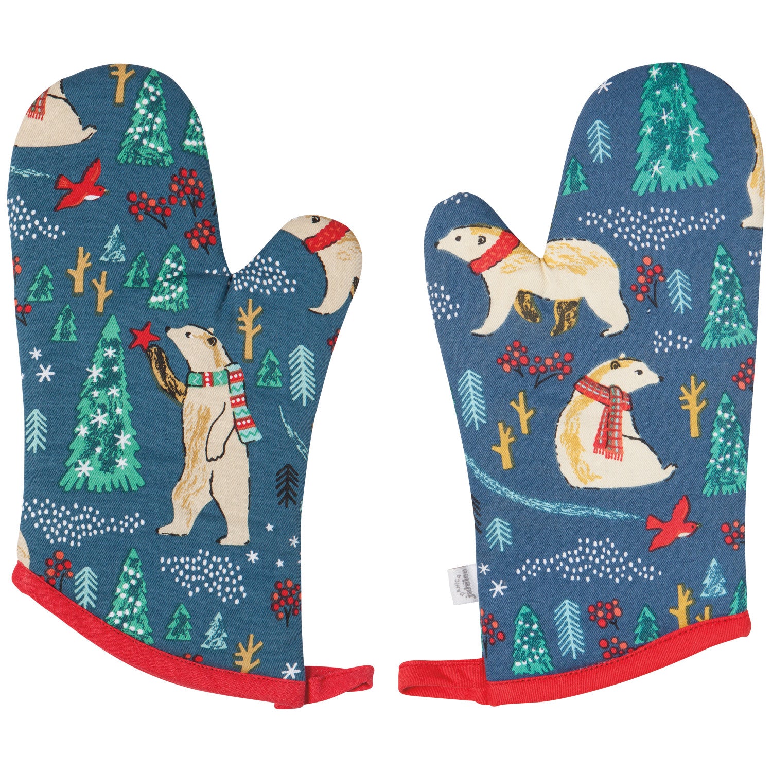 Winter Wonderland Oven Mitts-Set of 2