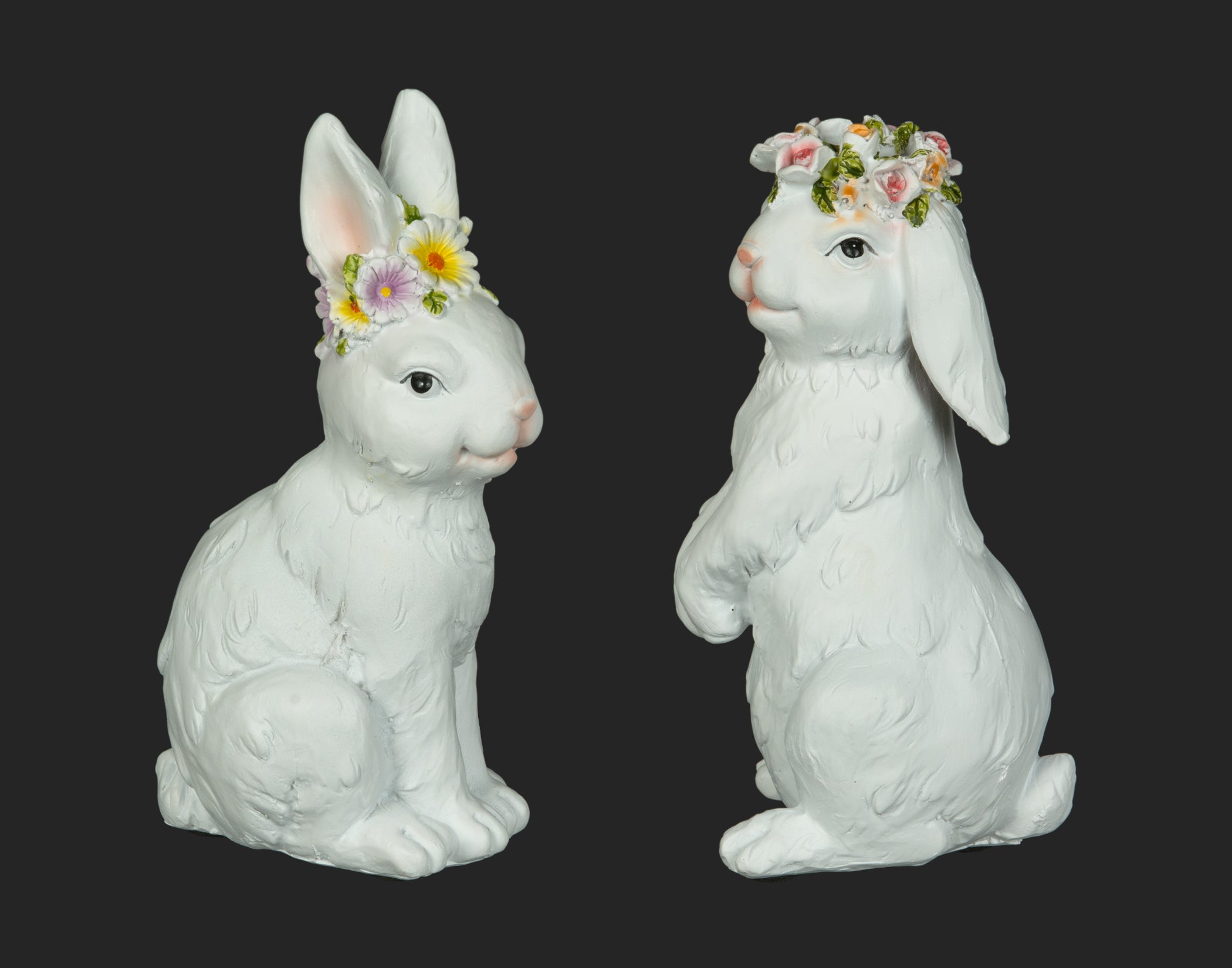 Rabbit with Floral Crown