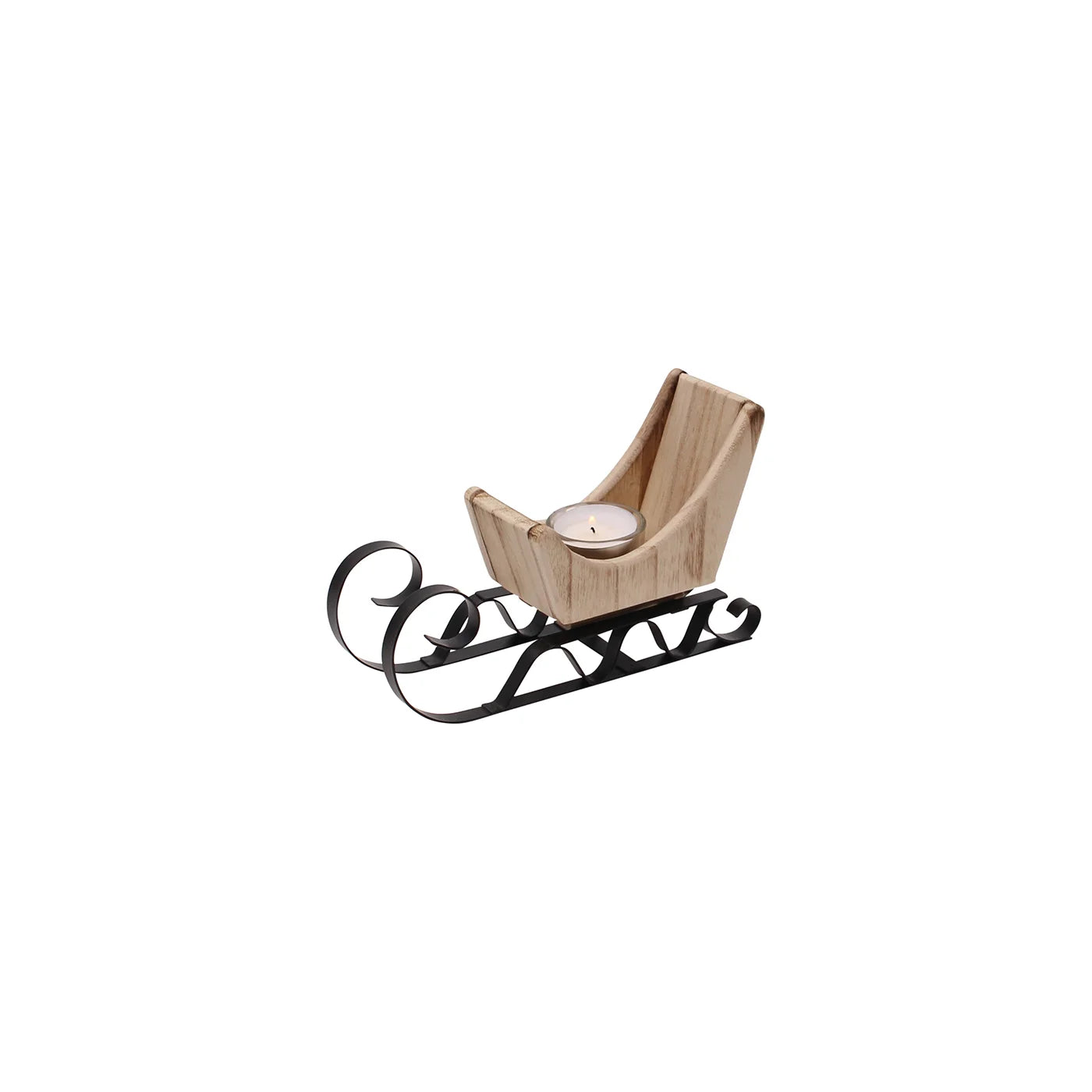 Traditional Sleigh Candle Holder