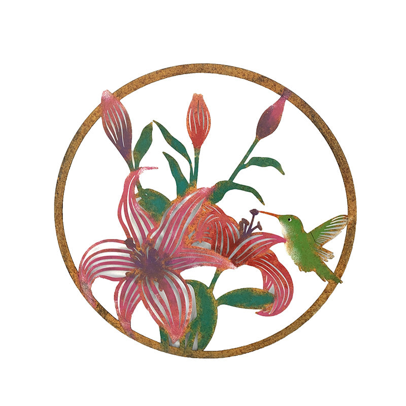 Lily Circle Wall Hanging