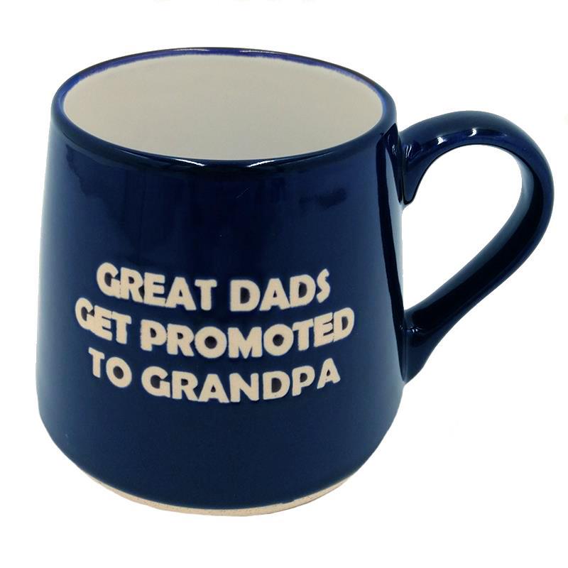 Fat Bottom Mug: Great Dads Get Promoted to Grandpa