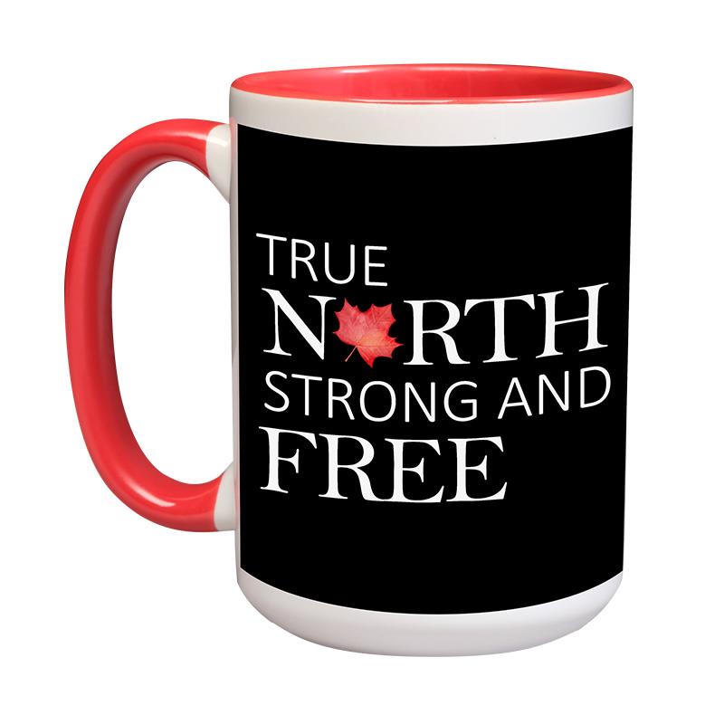 True North Strong & Free Mug