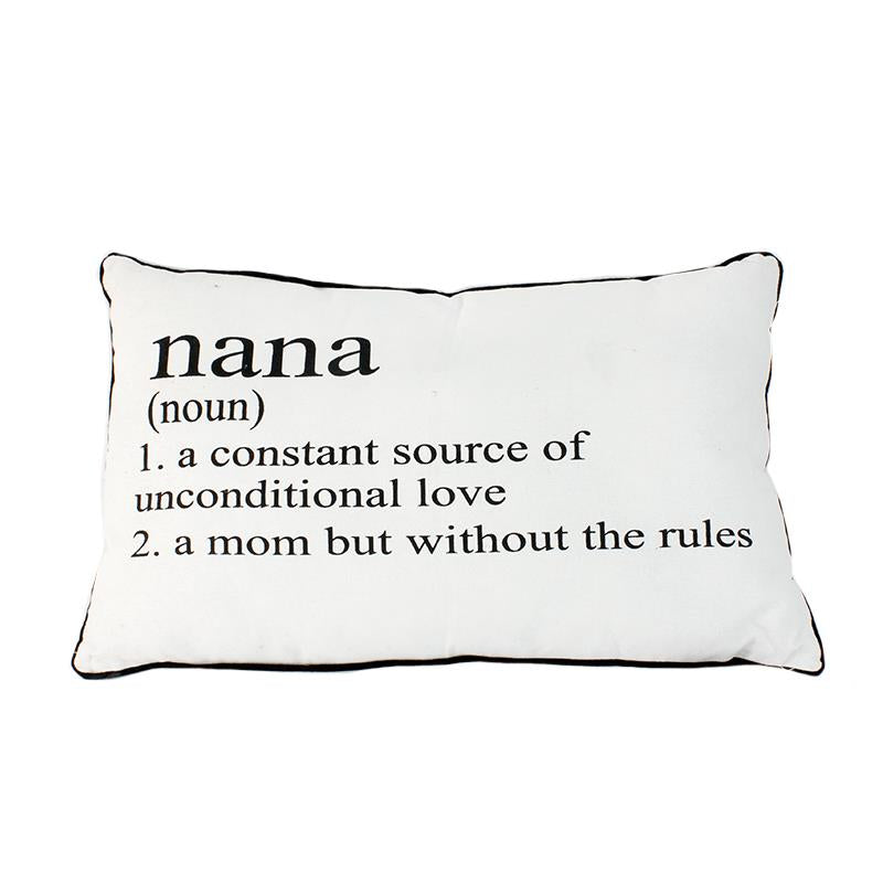 Hockey NANA Throw Pillow