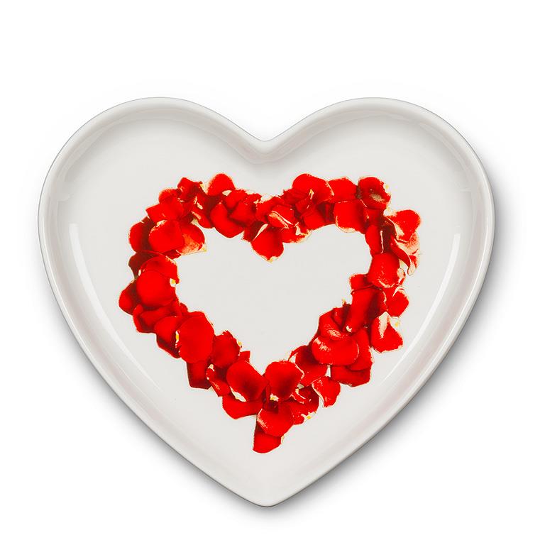 Petal Heart Shaped Plate