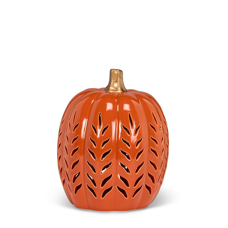 The Carved Ceramic Pumpkin