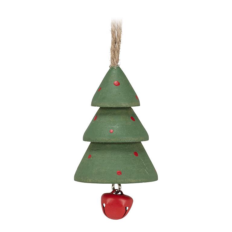 Small Tree with Bell Ornament