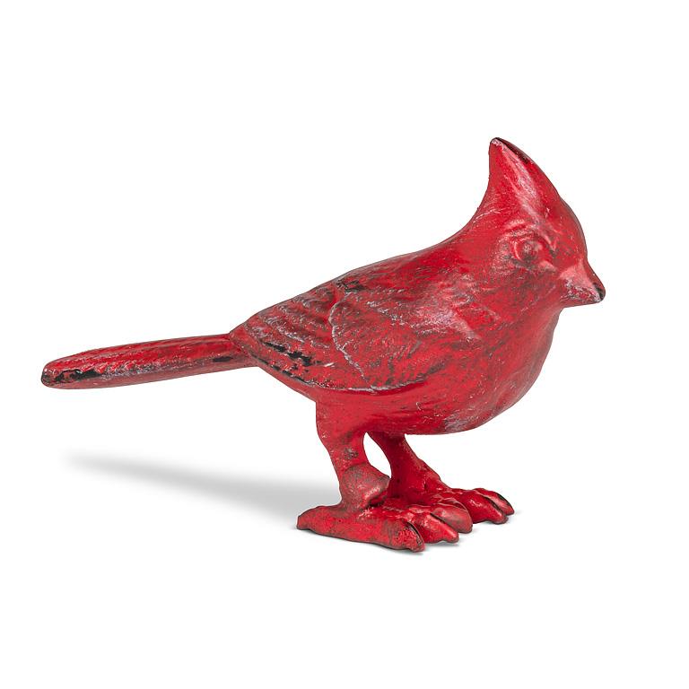 Cast Iron Standing Cardinal