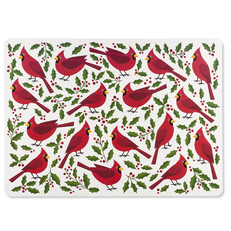 Cardinals & Holly Placemat