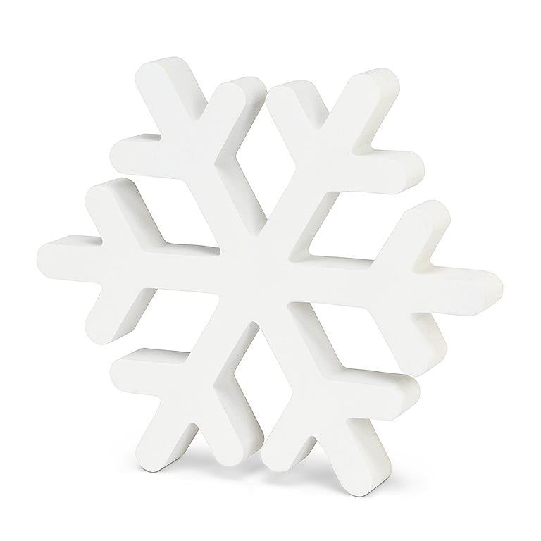 Standing Snowflake Decor