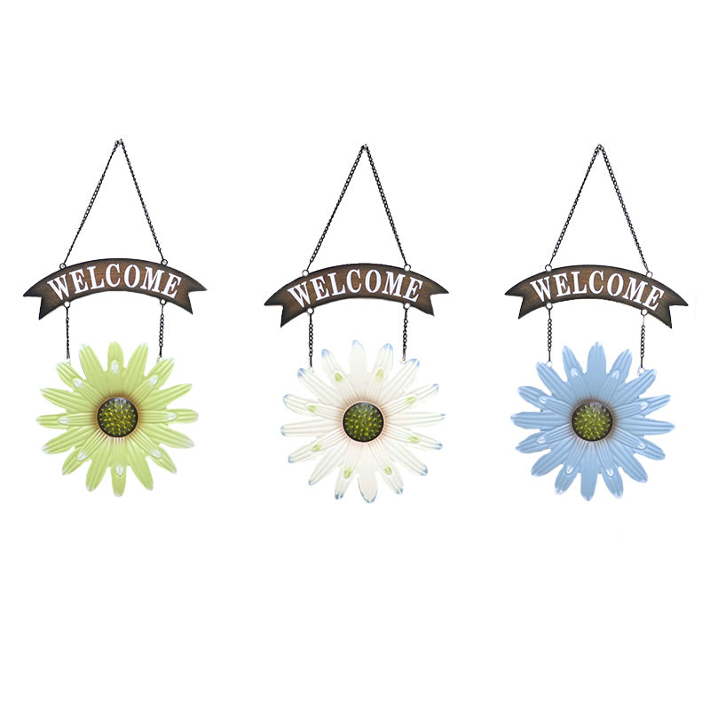 Assorted Flower Welcome Signs