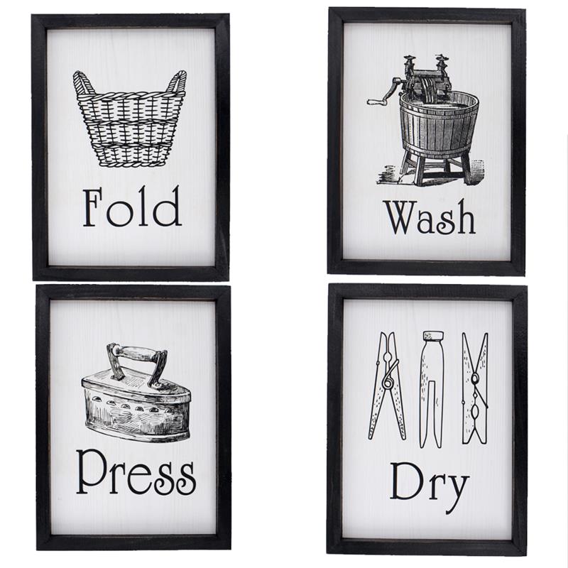 Laundry Wall Sign