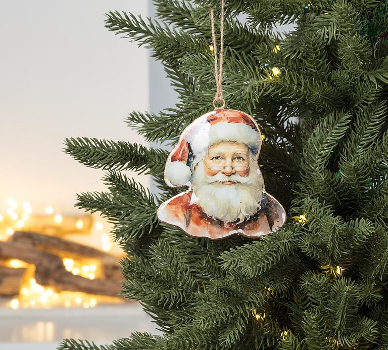 Santa with Spectacles Ornament