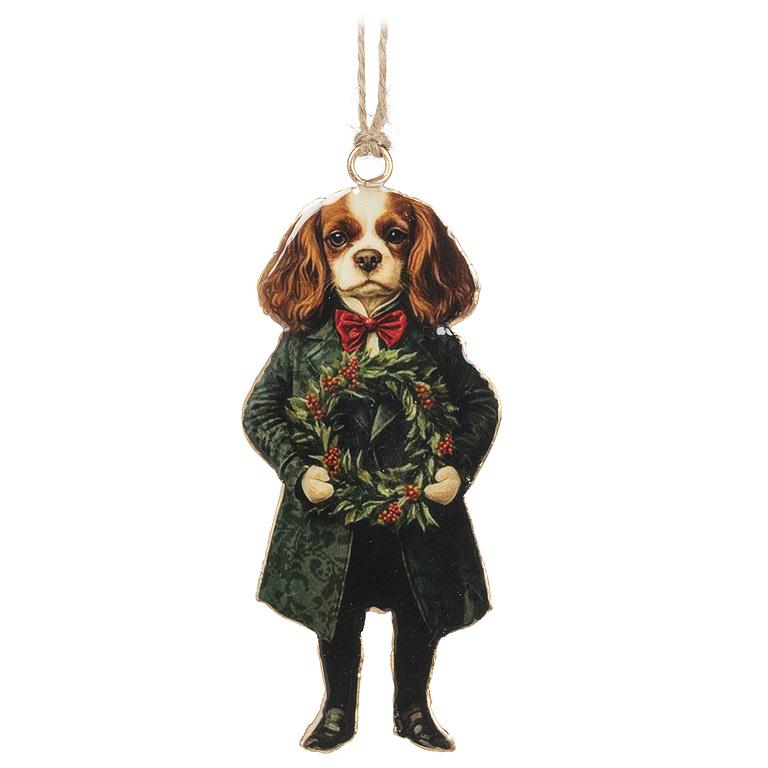 Gentleman Spaniel Double-Sided Ornament