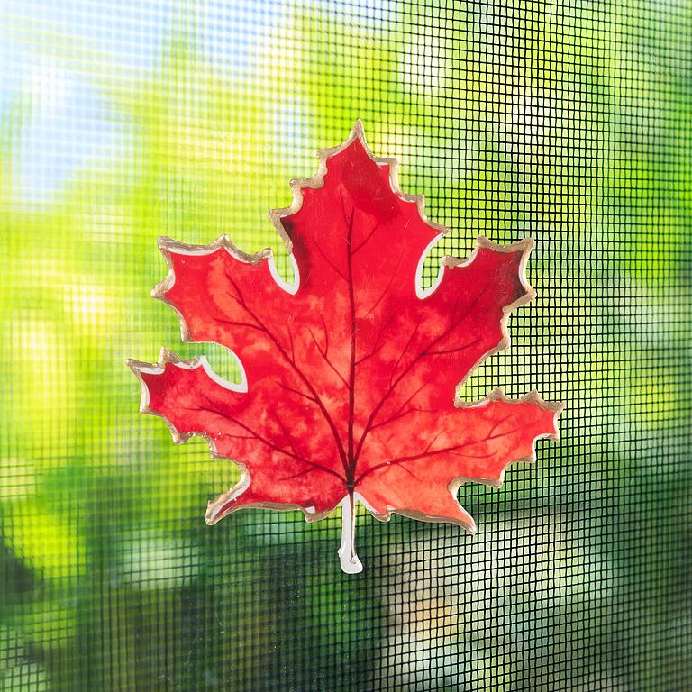 Magnetic Screen Door Saver-Maple Leaf