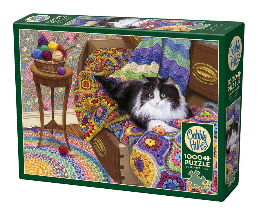 Cobble Hill Puzzle: Comfy Cat
