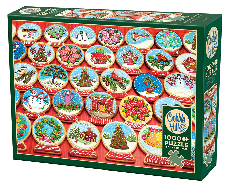 Cobble Hill Puzzle: Snow Globe Cookies