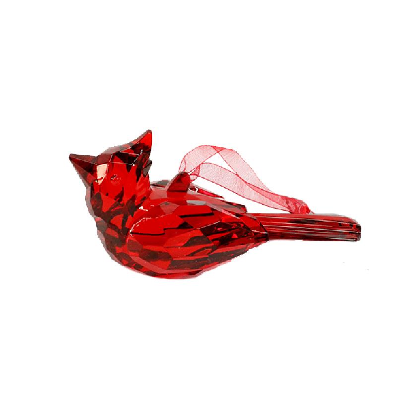 Acrylic Cardinal Ornament
