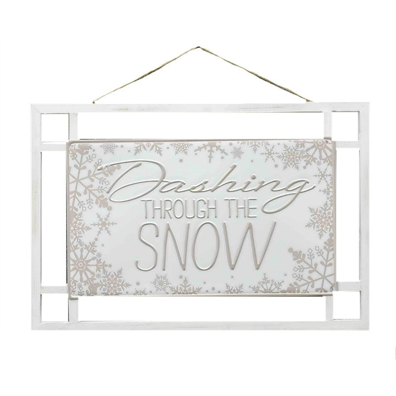 Dashing Through the Snow Sign