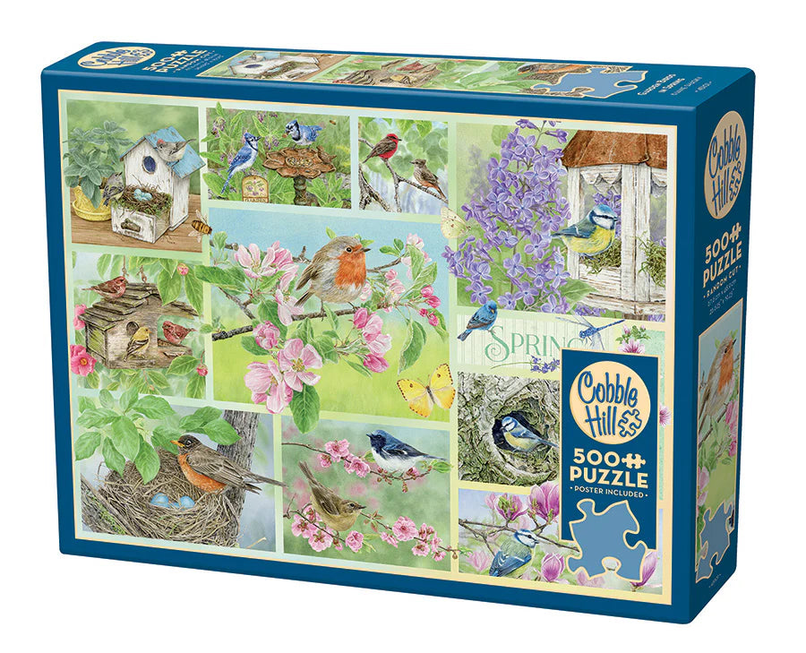 Cobble Hill Puzzle: Garden Birds in Spring