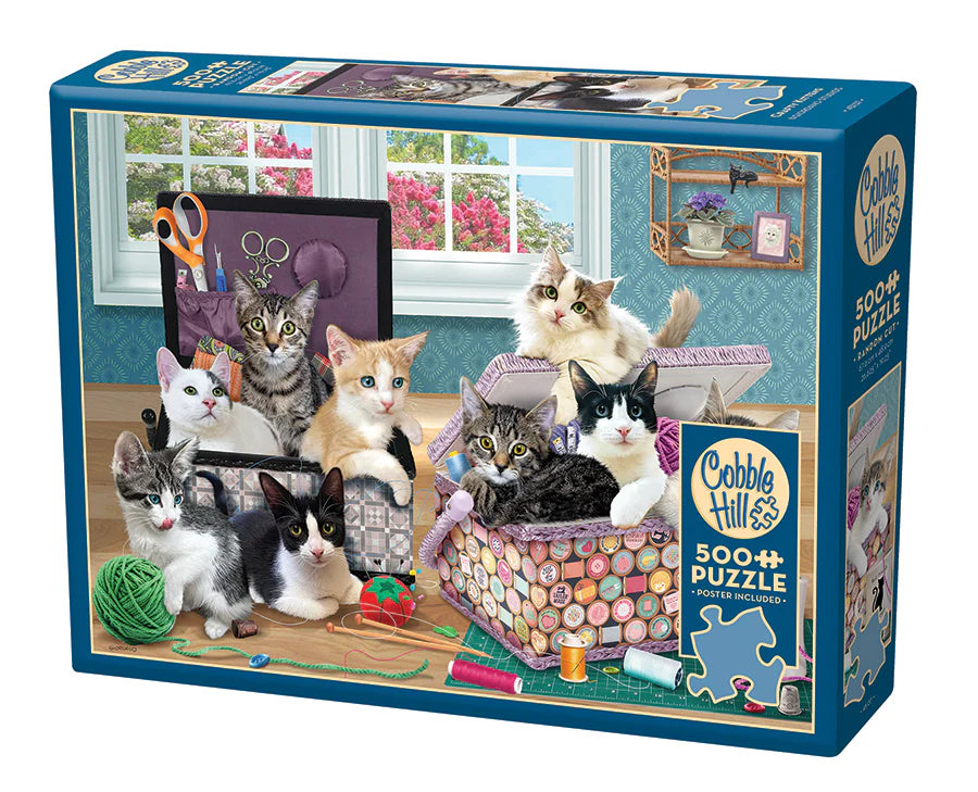 Cobble Hill Puzzle: Crafty Kittens