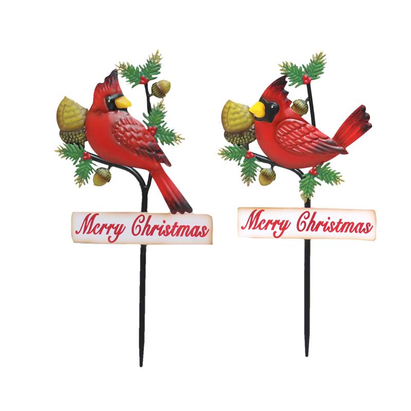 Cardinal Planter Stakes