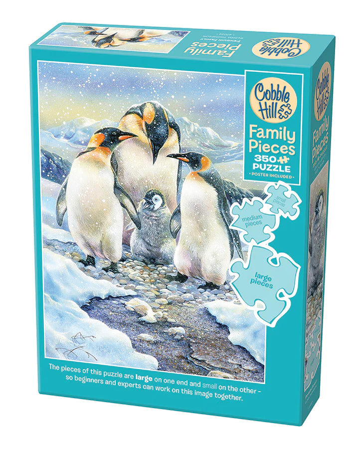 Cobble Hill Puzzle: Penguin Family