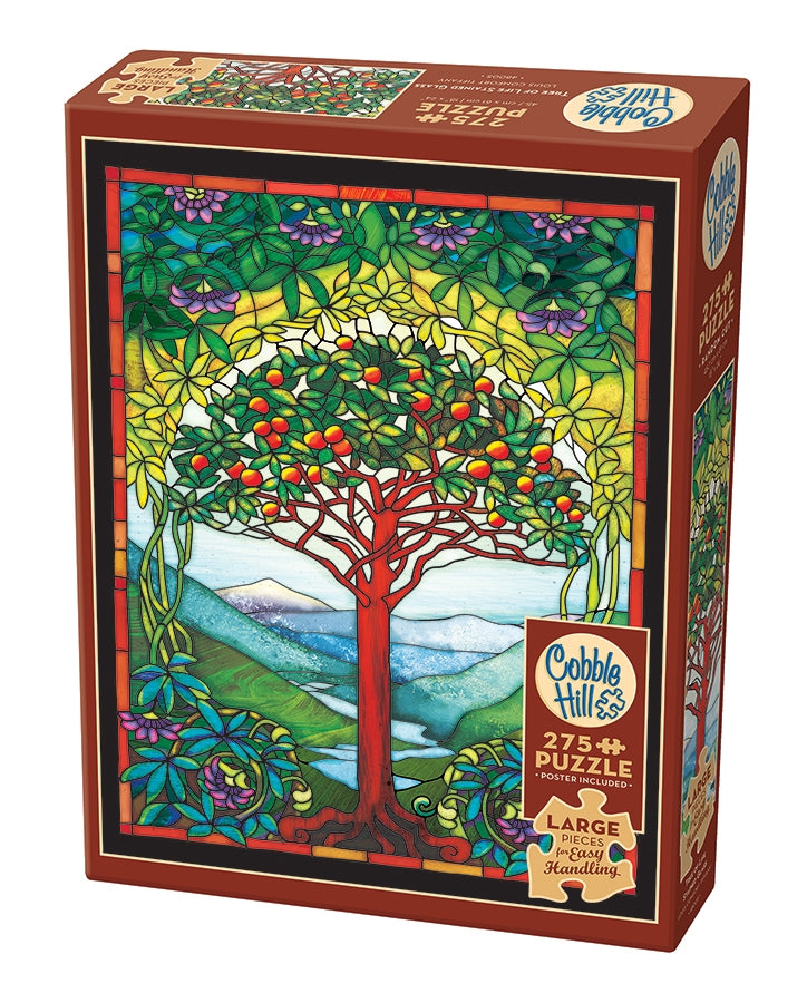 Cobble Hill Puzzle: Tree of Life Stained Glass