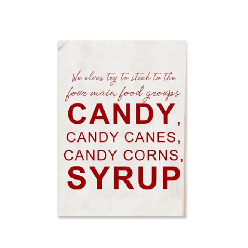 Candy Sayings Tea Towel