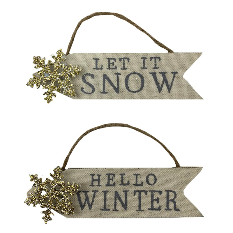 Christmas Sign Ornaments