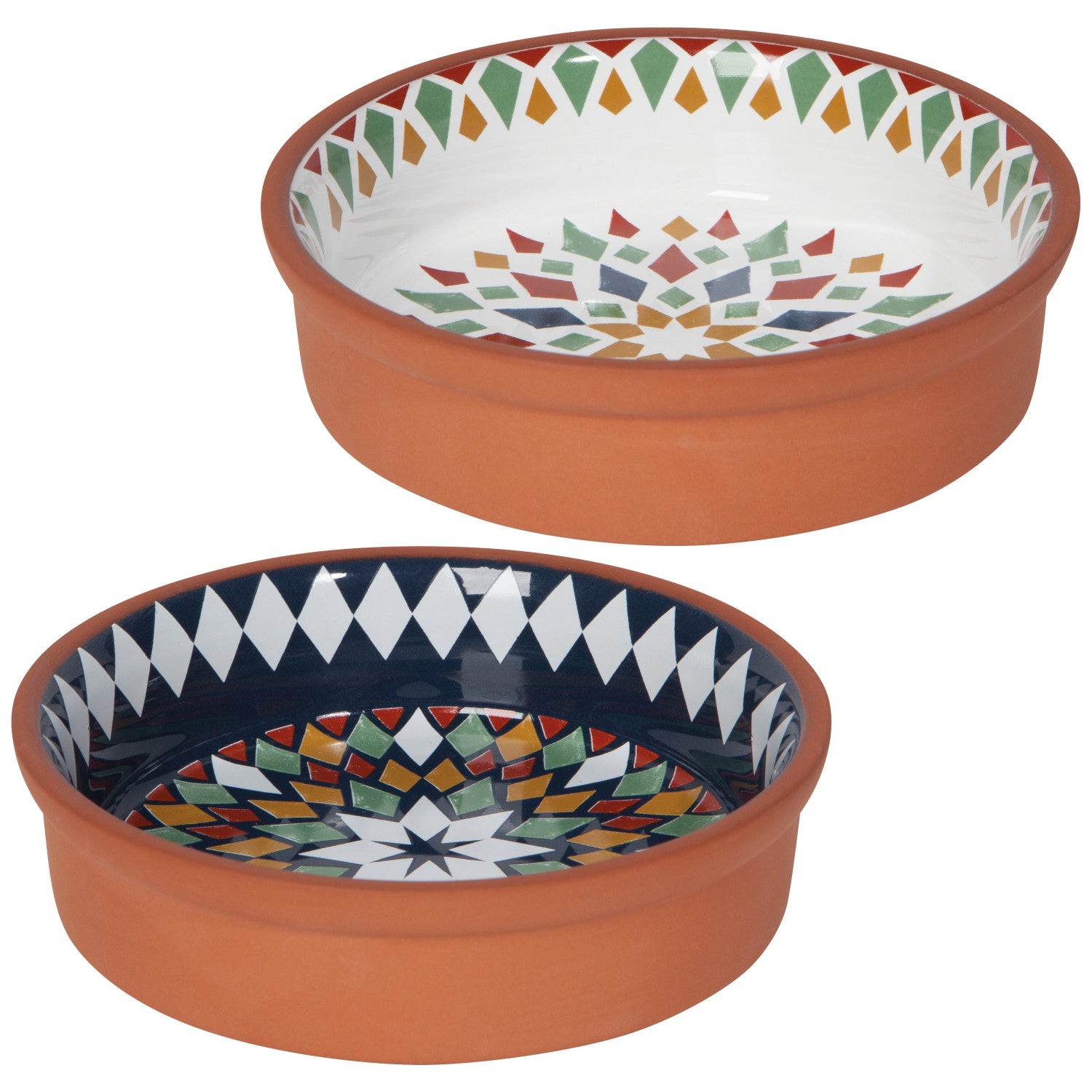 Terracotta Dish Set-Kaleidoscope