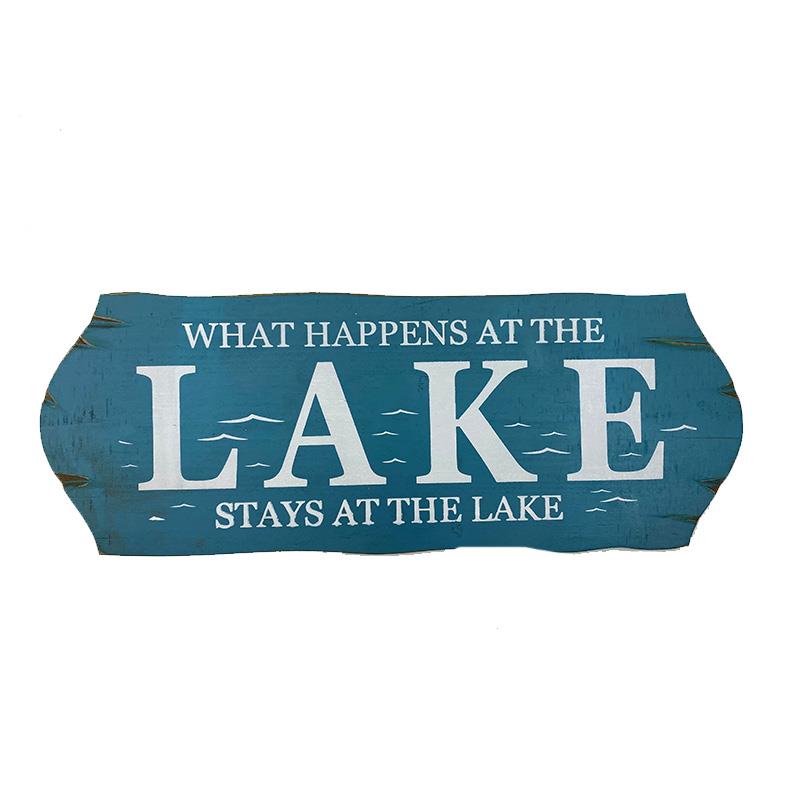 What Happens at the Lake Sign