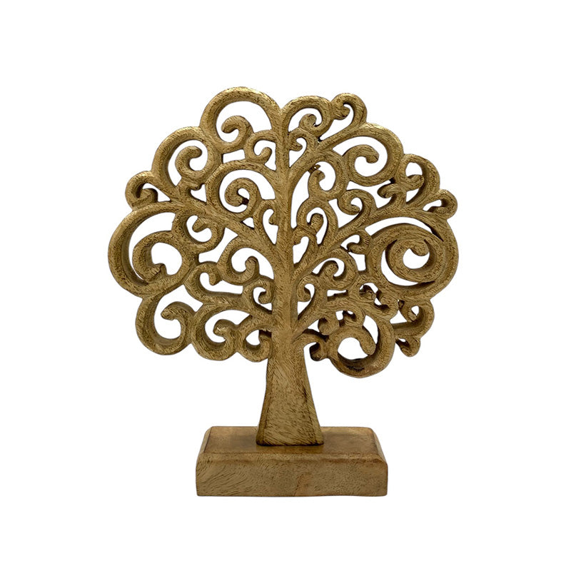 Wooden Tree Figurine