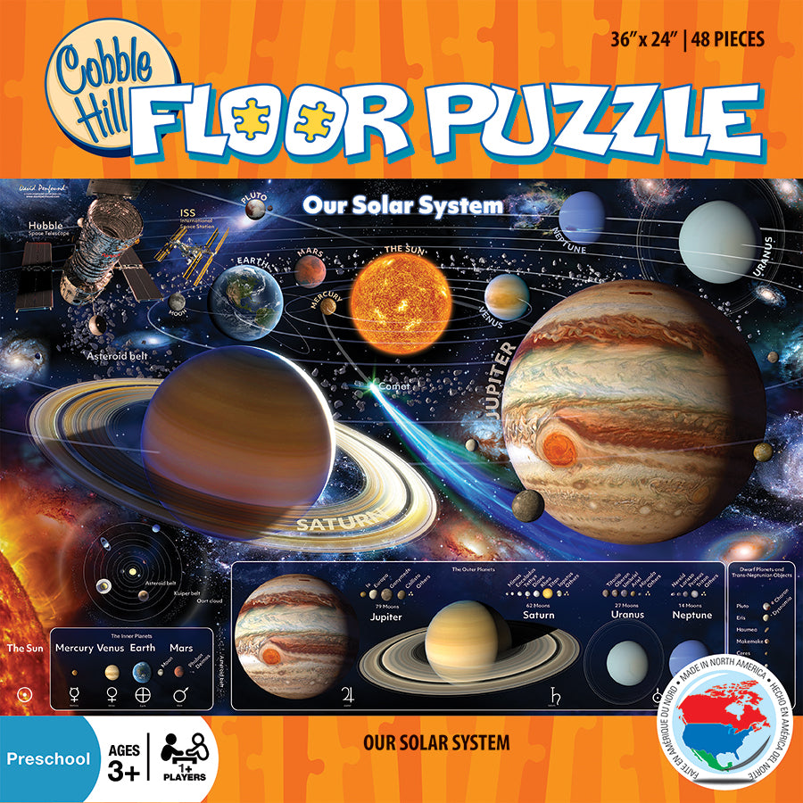 Cobble Hill Puzzle: Our Solar System Floor Puzzle