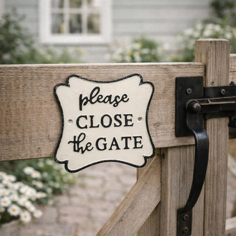 Please Close the Gate Sign