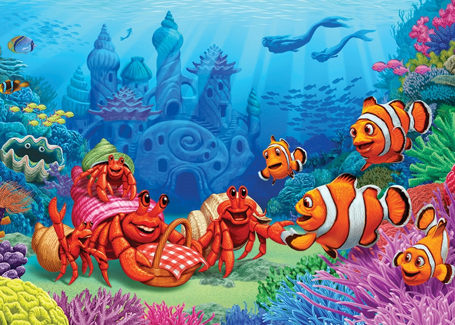 Cobble Hill Tray Puzzle: Clownfish Gathering