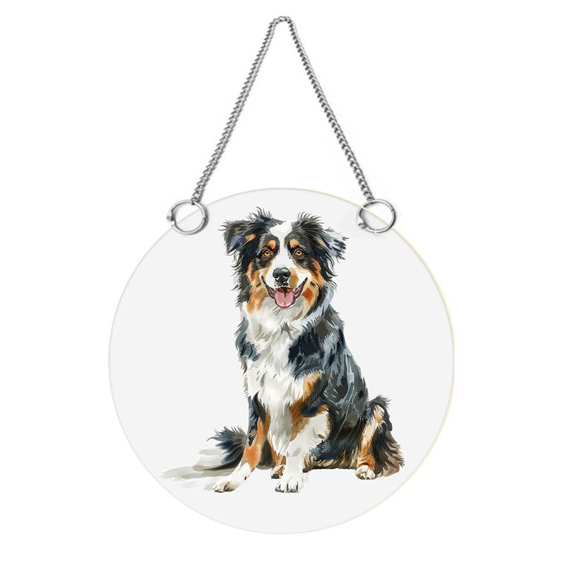 Australian Shepherd Suncatcher